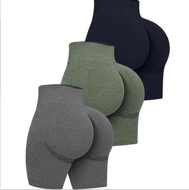 European And American Yoga Pants AB Yarn Summer High Waist Set - Shop at LoveMi