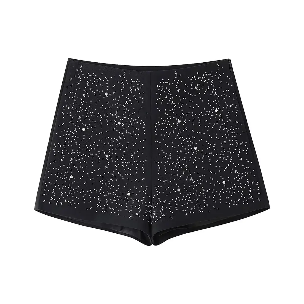 Women's Personalised Diamond Embroidered Suit - Shorts