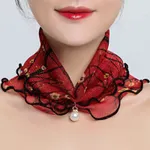 Red And Black Floral