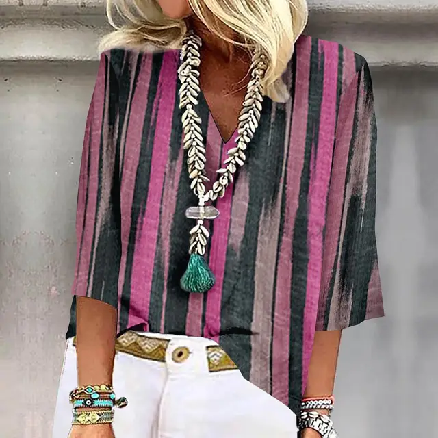 Cross border Clothing 3D Printed V neck Pullover Leisure Cropped POD Customization Vl12 - Shop at LoveMi