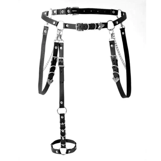 Punk Fashion Characteristic Belt Chain Black - Shop at LoveMi