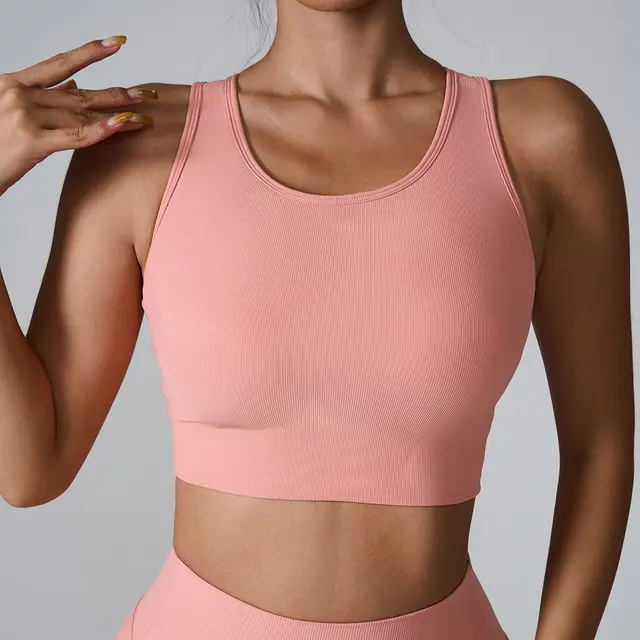 High strength Shockproof Yoga Clothes Nude Feel Vest Clay Powder - Shop at LoveMi