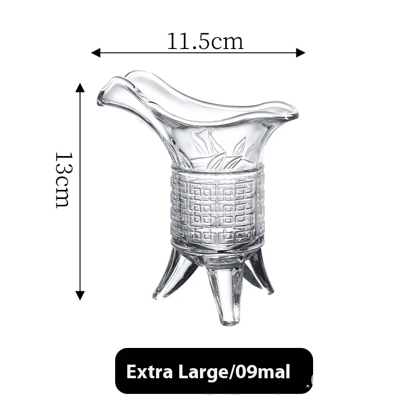 Creative Simple Printing Glass Wine Glass Suit Increase 2Pcs - Shop at LoveMi