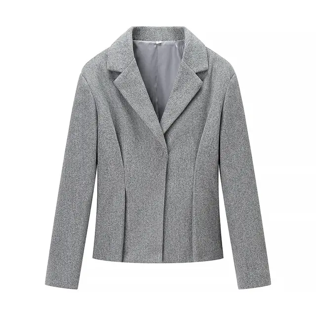 New Fashion Waist controlled Elegant Business Suit Coat Skirt Gray Top - Shop at LoveMi