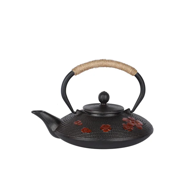 Household Boiled Water Bubble Handmade Cast Iron Teapot Plum Fall In Winter - Shop at LoveMi