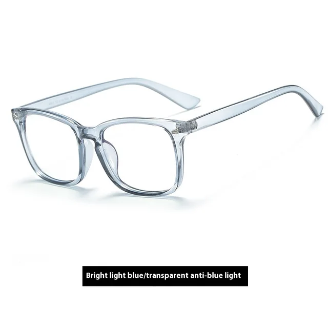 Watching Computer Playing Mobile Phone Anti fatigue Glasses Bright Light Bluetransparent - Shop at LoveMi