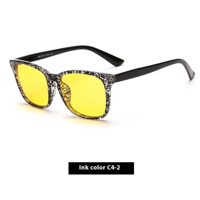 Watching Computer Playing Mobile Phone Anti fatigue Glasses Ink Coloryellow Film C42 - Shop at LoveMi