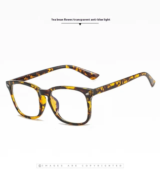 Watching Computer Playing Mobile Phone Anti fatigue Glasses Tea Tofu Puddingtransparent - Shop at LoveMi