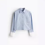 Striped Blue