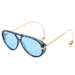 Blue Leopard Blue Lens