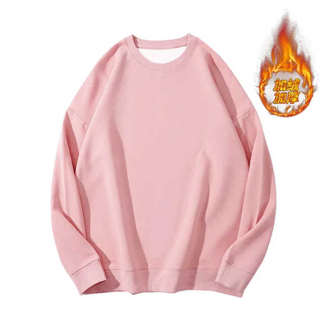 Women's Autumn And Winter Solid Color Sweater Pink A15 - Shop at LoveMi