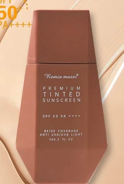 SPF50 Face Protection UV Protection Cosmetics Skin Care Beige Coffee Pots - Shop at LoveMi