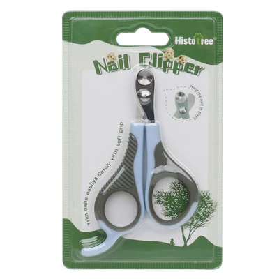 Household Portable Plastic Round Hole Pet Nail Clipper Haze Blue - Shop at LoveMi
