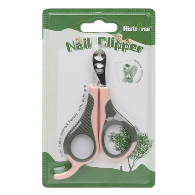 Household Portable Plastic Round Hole Pet Nail Clipper Sweet Peach Pink - Shop at LoveMi