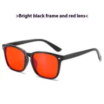 Bright Black Frame With Red