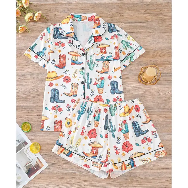 Fashion Casual Cartoon Monkey Printing Homewear Suit Xy4 - Shop at LoveMi