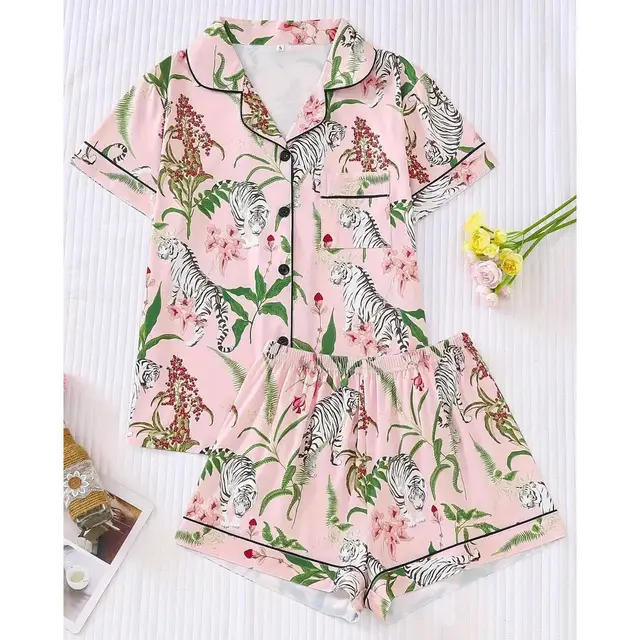Fashion Casual Cartoon Monkey Printing Homewear Suit Xy7 - Shop at LoveMi
