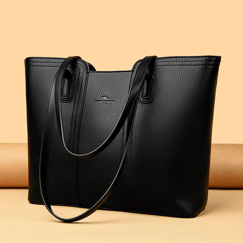 Women's Shoulder Bag Fashion Simple High Capacity Waterproof Totes Handbags Designer Black - Shop at LoveMi