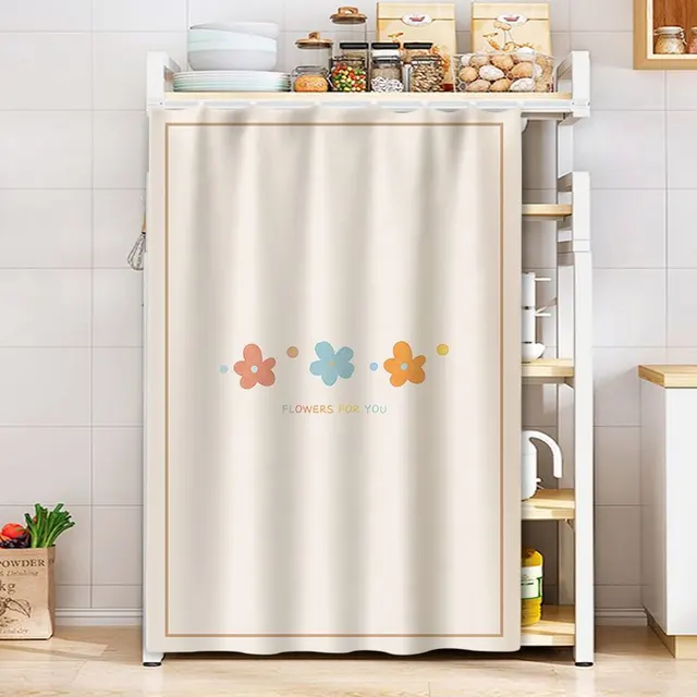 Practical Storage Rack Sundries Shade Curtain Wardrobe Dustproof Ugly Flowers And You - Shop at LoveMi