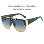Black Frame Green Yellow Film