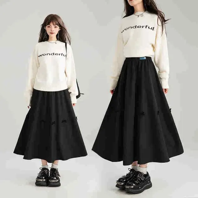 American Retro Collar Jacket For Women Black Skirt - Shop at LoveMi