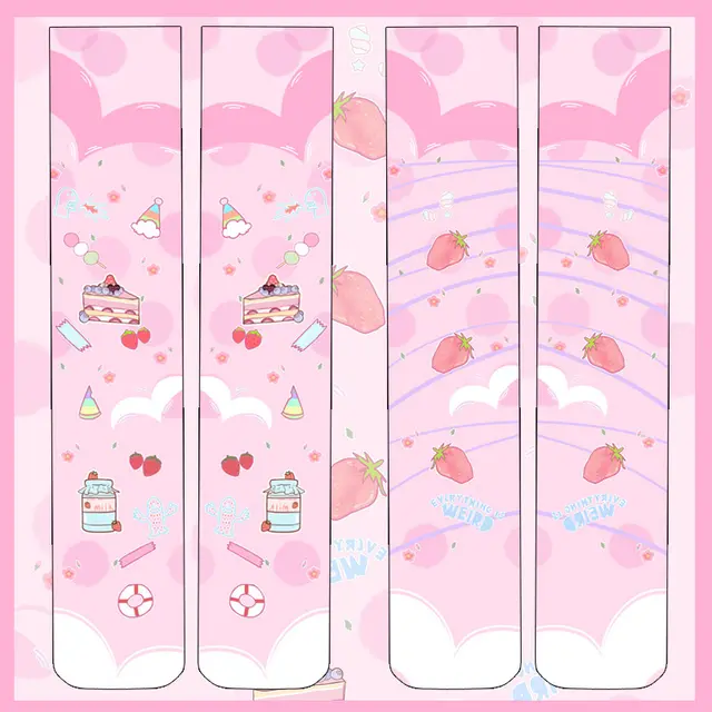 Lolita Cute Overknee Long Boot White Velvet Socks Milky White - Shop at LoveMi