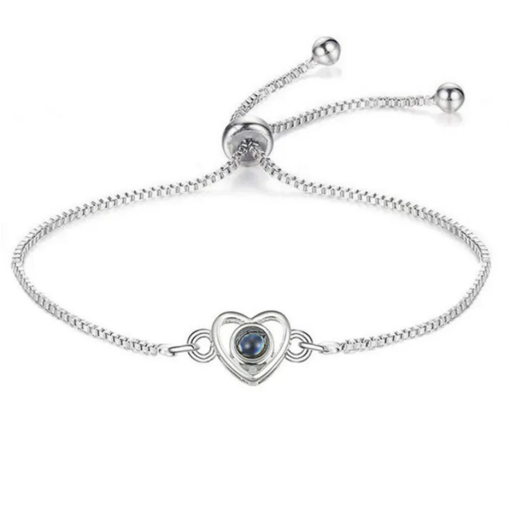 Love Projection Couple Bracelet Niche Design - Gold