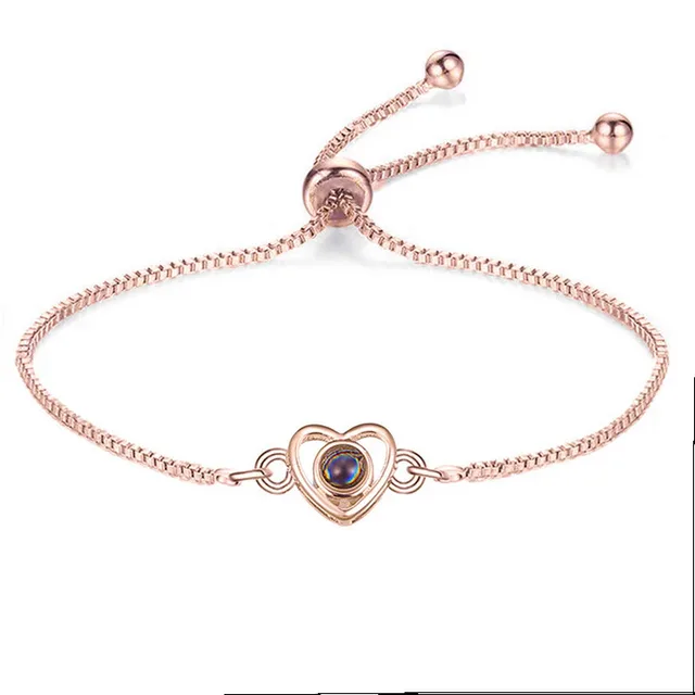 Love Projection Couple Bracelet Niche Design Rose Gold - Shop at LoveMi