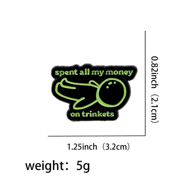 Brooch Cartoon Golden M Badge Creative English Letters Ornament Nr11054 - Shop at LoveMi