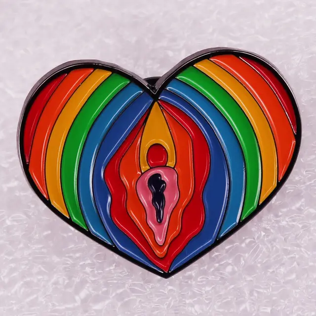 Cartoon Rainbow Metal Brooch 2E - Shop at LoveMi