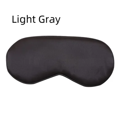 Sleep Shading And Ventilation Silk Feel Eye Mask Light Gray - Shop at LoveMi