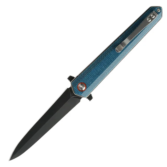 Outdoor Multifunctional Portable Folding Knife Hardware Tools Climbing Camping Survival Linen Handle Blue - Shop at LoveMi