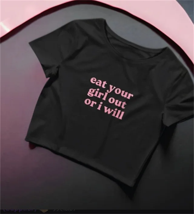 Tight Letter Print T shirt Top For Women Color 11 - Shop at LoveMi