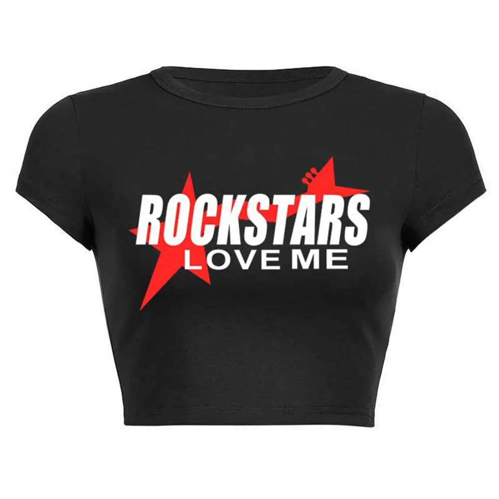 Tight Letter Print T shirt Top For Women Color 7 M - Shop at LoveMi