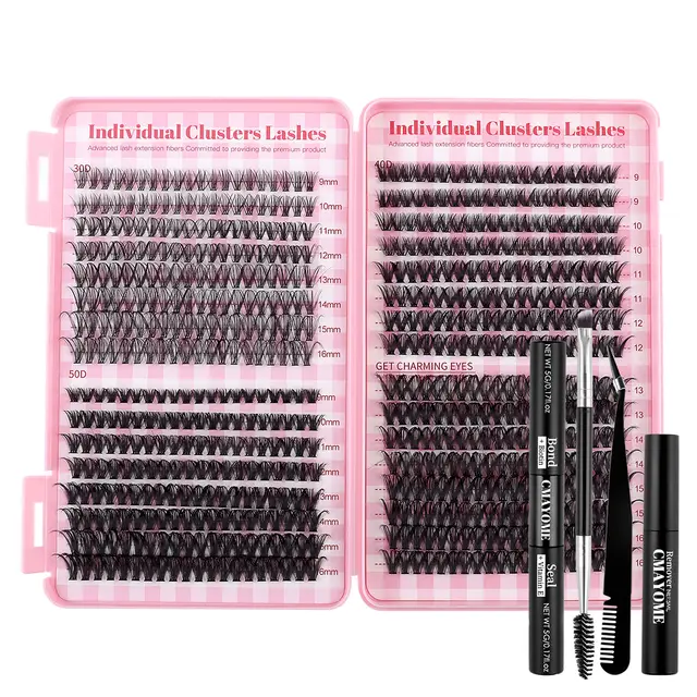 DIY Daily Natural Thick Segment Single Cluster False Eyelashes Diyjms011 Black - Shop at LoveMi