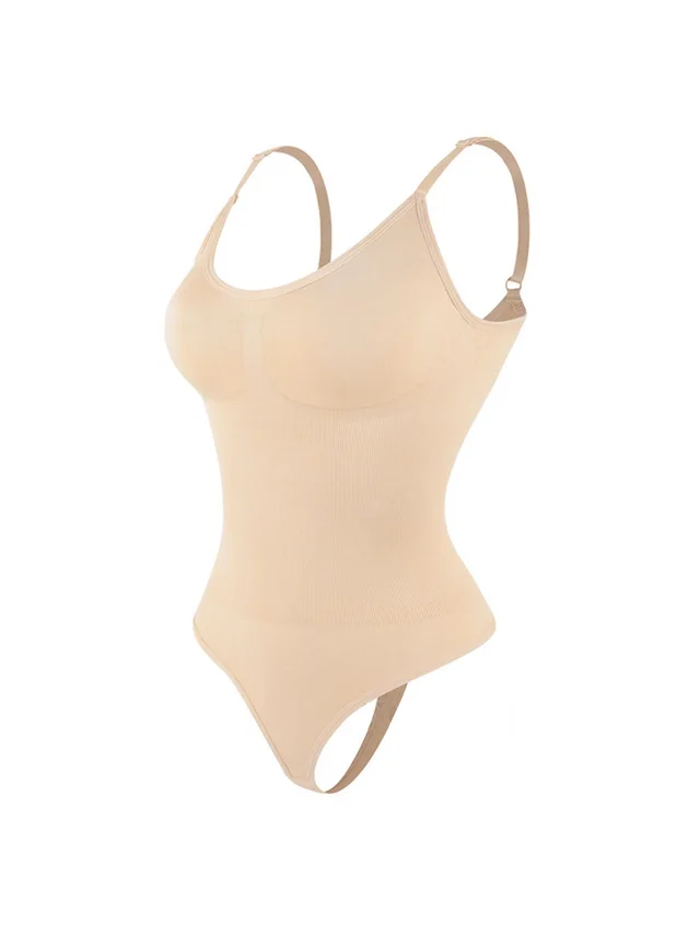Popular Women's Backless Seamless Camisole Bottoming Tights Skin Color - Shop at LoveMi