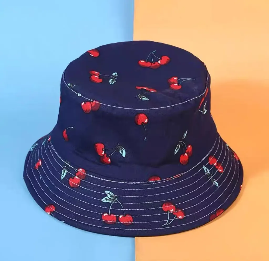 Creative Pattern Series Double-sided Wear Sunshade Breathable Bucket Hat - 5 Colours