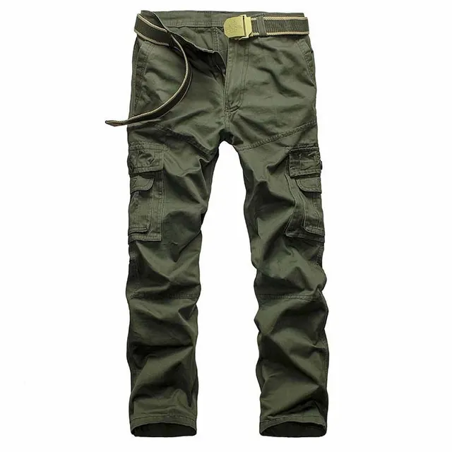 European And American Plus Size Women's Multi pocket Sports Pants Army Green - Shop at LoveMi