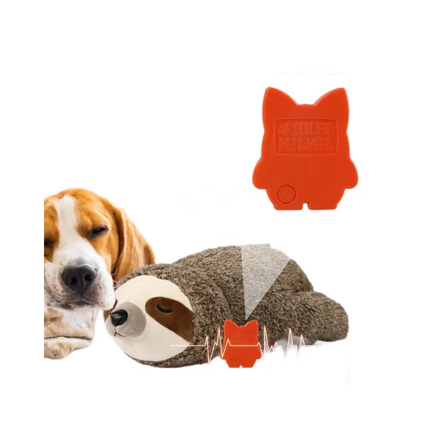 Pet Soothing Plush Toy Training Interactive Toy With Heartbeat Device Sloth - Shop at LoveMi