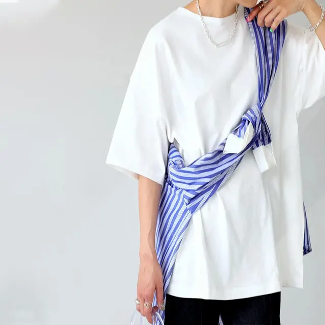 Fashion Cotton Summer New T shirt For Women White - Shop at LoveMi