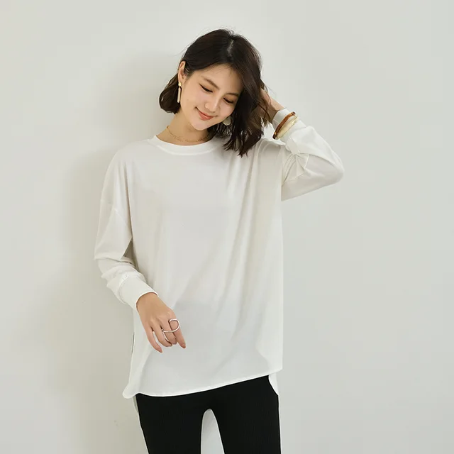 Fashion Tops Casual T Loose Women's Short Sleeve White - Shop at LoveMi