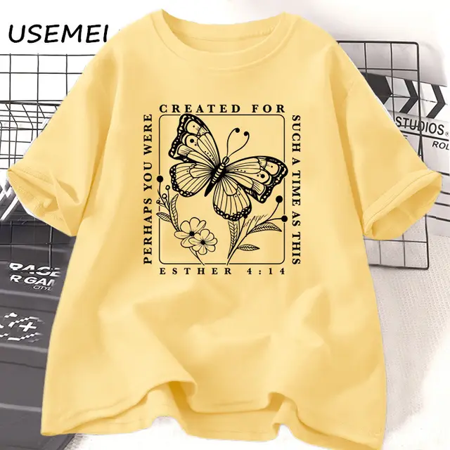 Women's Polyester Solid Color Casual Printed Short Sleeves Yellow - Shop at LoveMi