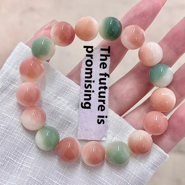 Purple Yudie Bodhi Root Round Beads Student Crafts Pliable Temperament Bodhi Bracelet Buddha Beads Bracelet Snow Lime Beauty - Shop at LoveMi