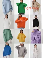 Autumn And Winter Loose All-match Sweater Women - Light Gray
