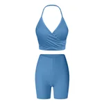 Denim Blue Bra Set