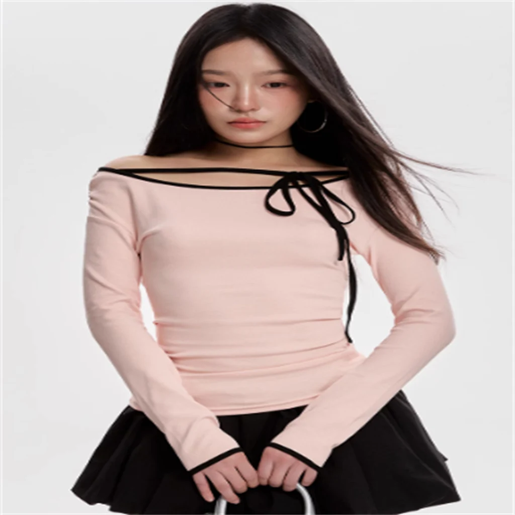 Slim Fit And Versatile Sweet And Cool Short Top - Pink