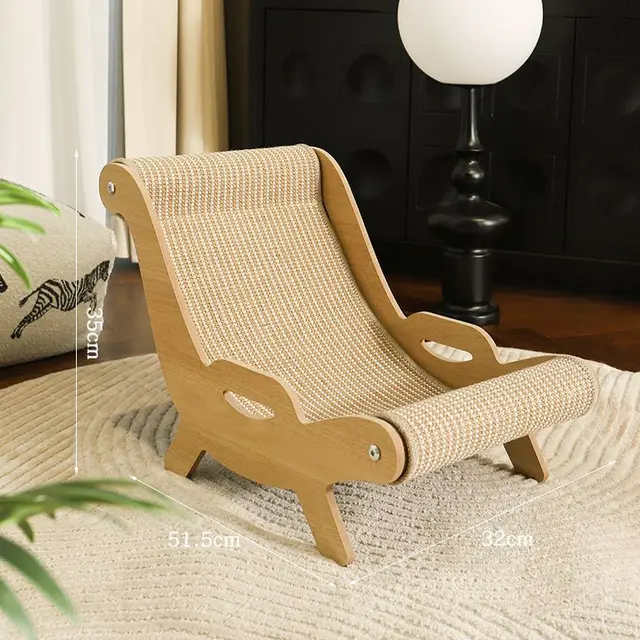 Sisal Cat Nest Cat Scratch Board Recliner Breathable And Wearable Hemp Mat Basic Style - Shop at LoveMi