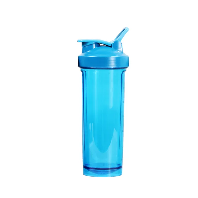 Good looking Fitness Exercise Plastic Portable Milkshake Shake Cup Blue - Shop at LoveMi