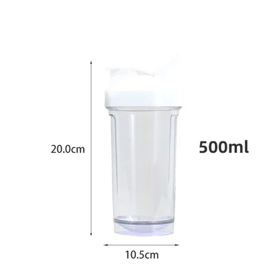 Good looking Fitness Exercise Plastic Portable Milkshake Shake Cup White - Shop at LoveMi