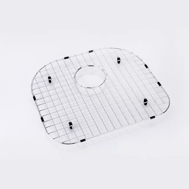 304 Stainless Steel Wire Mesh Sink Cabinet Installation free Drain Rack Drain Grid 490X430 - Shop at LoveMi